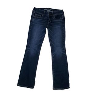 American Eagle Dark Wash Boot Size 4S Stre…